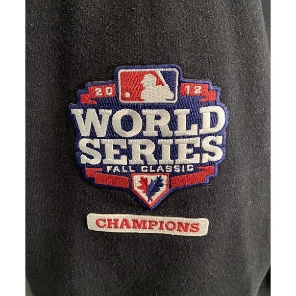 Vintage 2012 World Series Hoodie Majestic Black San Francisco Giants MLB X Large - Picture 3 of 5